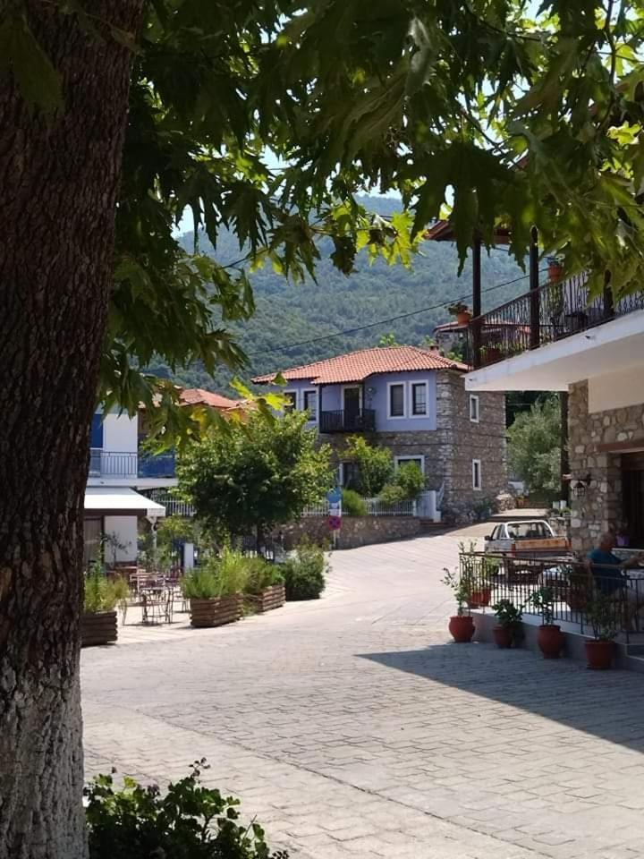 Stavros Lay In Aparthotel Ano Stavros Bagian luar foto