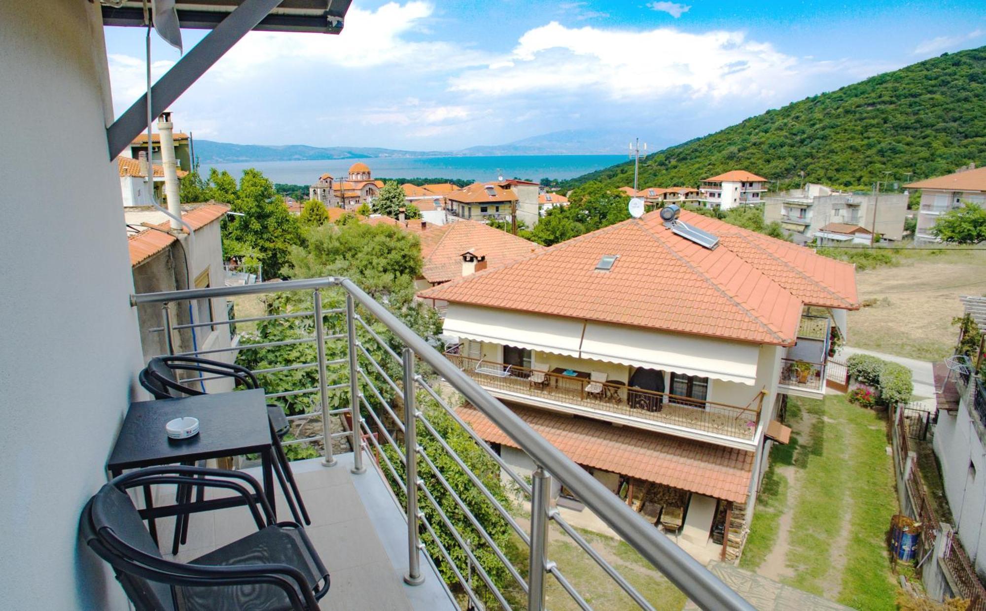 Stavros Lay In Aparthotel Ano Stavros Bagian luar foto