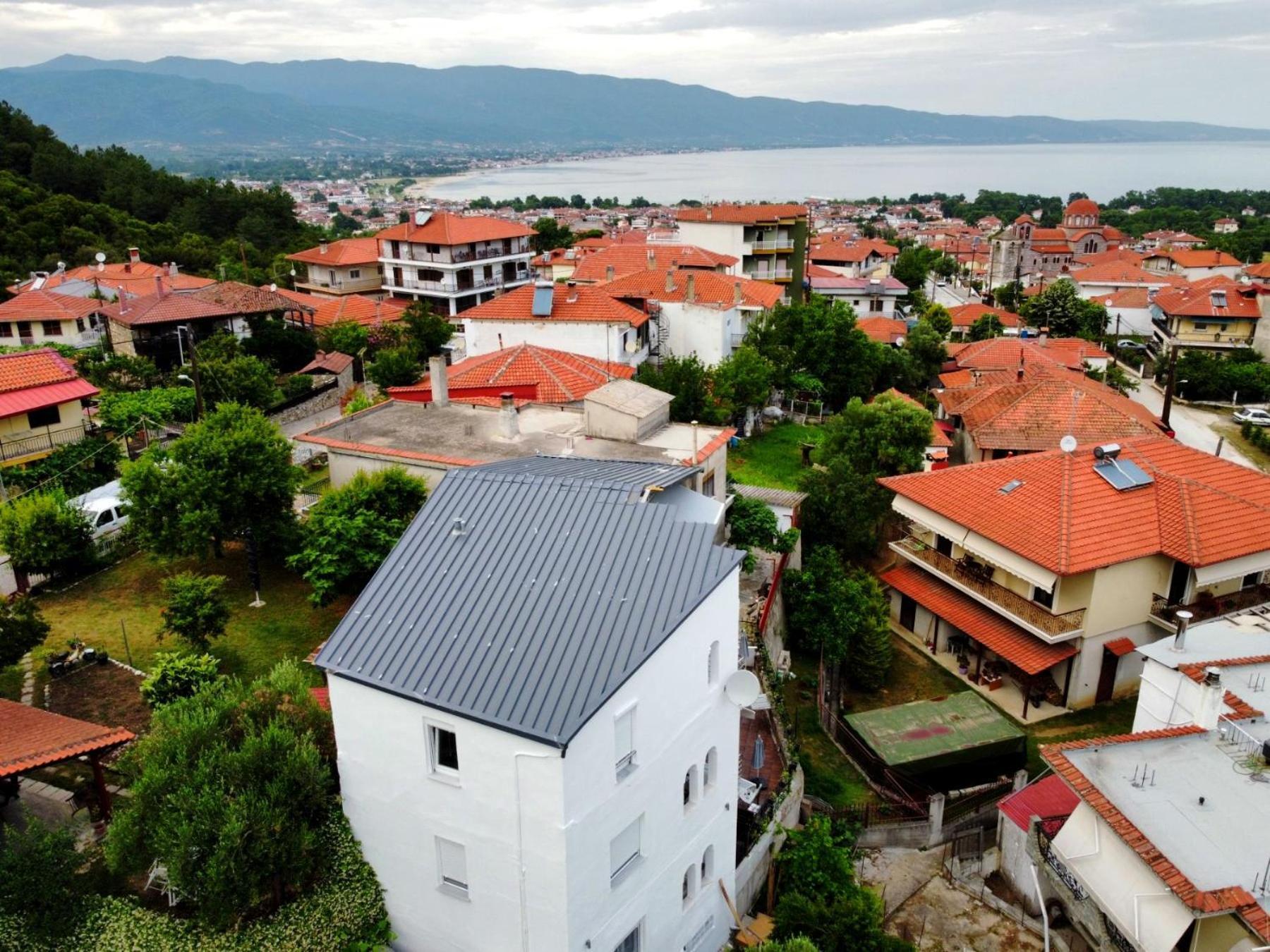 Stavros Lay In Aparthotel Ano Stavros Bagian luar foto